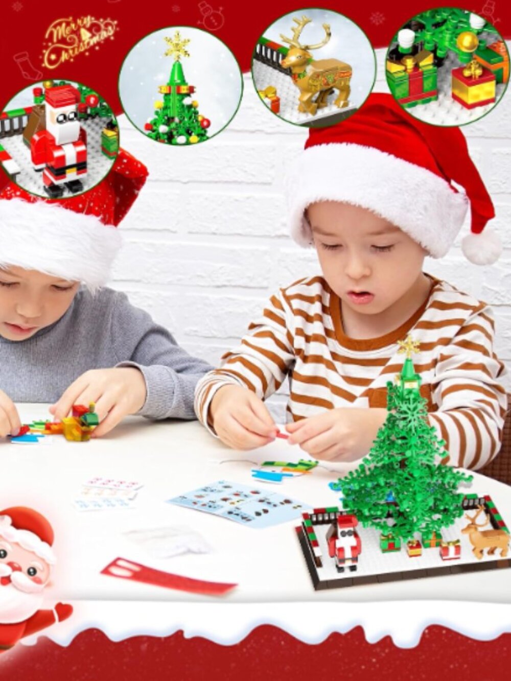 Christmas Tree Building Blocks - Picture 3 of 7